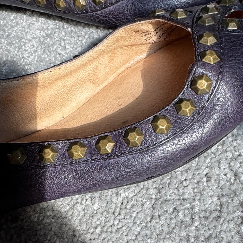 FRYE Emma honeycomb stud Ballet Flats - Picture 9 of 9